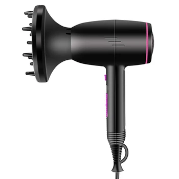 

Professional Hair Dryer with Diffuser Ionic , 2400W, Lightweight Compact Travel Blow Dryer, Portable Small Hot Hair Dryer EU Plu