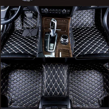 

car floor mats for Peugeot All Model 3008 206 307 207 2008 408 308 508 301 4008 RCZ 301 car styling accessorie Custom foot Pads