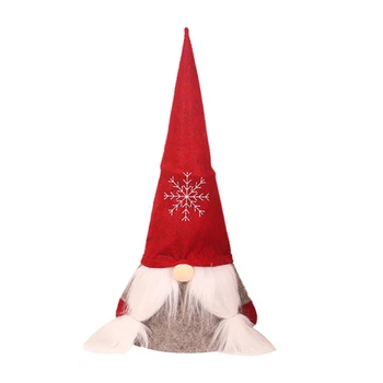 

Christmas tree decoration Christmas tree top decoration Christmas supplies Rudolph doll ornaments tree tops hat