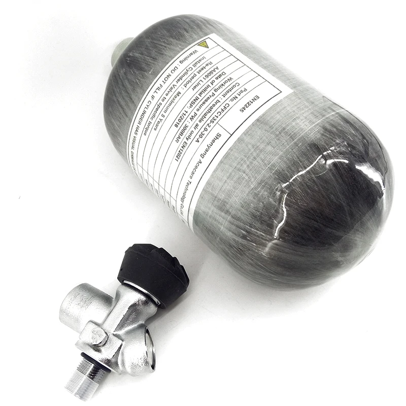 AC52031 2L Пейнтбол бак и клапан PCP винтовка 300 бар углеродного волокна цилиндр M18* 1,5 4500Psi сжатого воздуха пистолет для стрельбы Acecare