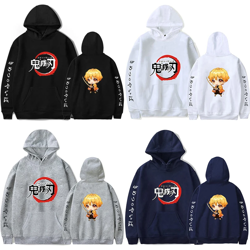 

Японские Аниме толстовки, свитшот, пуловер с капюшоном и длинным рукавом для мужчин и женщин, рассекающий демонов киметасу No Yaiba Tanjiro Kamado
