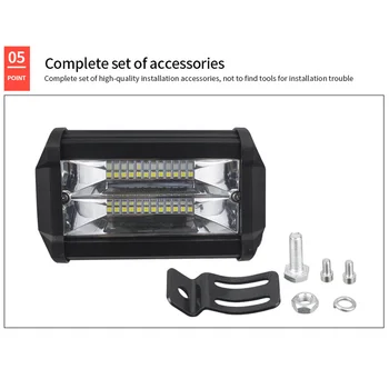 

Waterproof Car Working Light 6000K IP67 Off-road vehicle Motorcycle 5 Truck