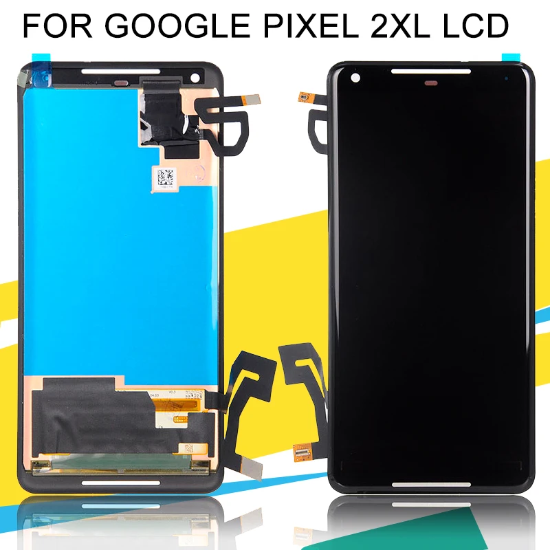 HH 6,0 дюймов для Google Pixel 2XL ЖК-дисплей с сенсорным экраном Панель дигитайзер сборка для Google Pixel XL2 ЖК с инструментами