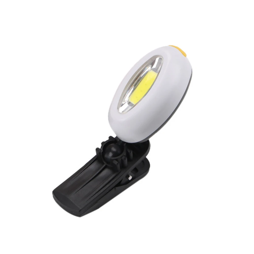 Мини-Головной фонарь COB светодиодный светильник с креплением на шляпу 3 режима Водонепроницаемый для наружной рыбалки ENA88 - Цвет: A