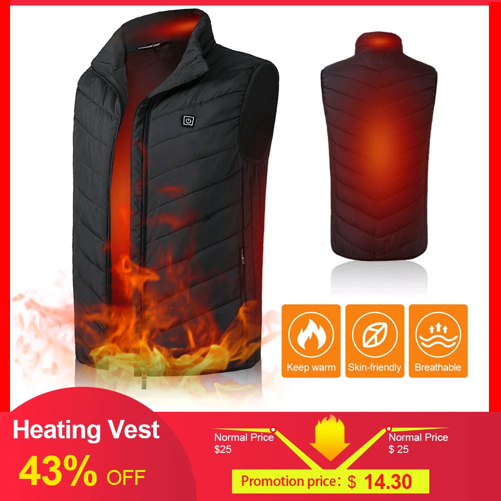Black #3 Grebest USB Heating Pad Other Outdoor Equipment Liner Cushion 3-in-1 Winter USB Adjustable Electric Heating Pad Clothes Warmer Heated Cloth