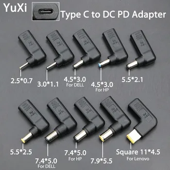 

Laptop Power Adapter Connector DC Plug USB Type C Female to DC 7.9 7.4 5.5 4.5 3.0 mm Male Jack Converter for Lenovo for Asus