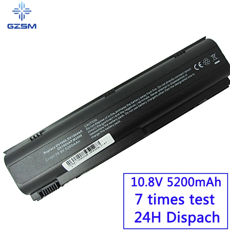

GZSM laptop battery DV1000 For HP C300 C500 M2000 V2000 battery for laptop V4000 V5000 G3000 G5000 DV4000 DV5000 NX4800 battery