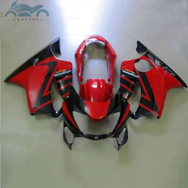 Подходит для HONDA мотоциклетные CBR 600 F4 1999 2000 части обтекателя красный черный CBR600 F4 99 00 Обтекатели послепродажного оборудования QY67