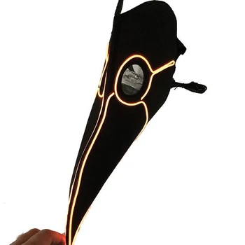 

Molezu Halloween luminous epidemic bird's beak mask props Party costumes masks horror Carnival Cosplay party props