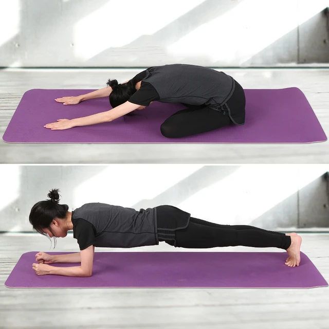Tapis auxiliaire de yoga 15mm Gym Exercice Antidérapant Pilates Fitness  Carry Strap Nbr