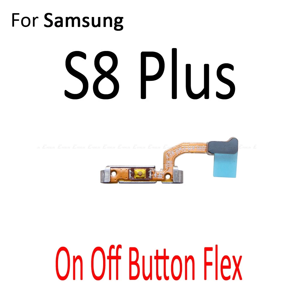 Для samsung Galaxy S7 Edge S8 S9 S10 Plus выключатель питания вкл/выкл кнопка громкости гибкий кабель - Цвет: S8 Plus On Off Flex