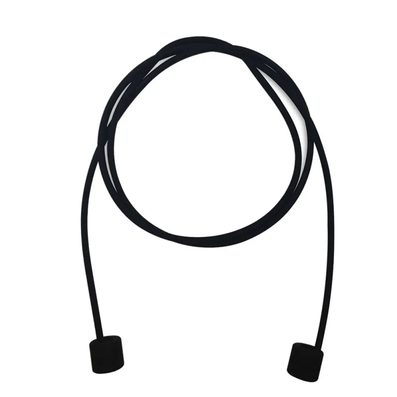 Black 55cm 1 магнитный ремешок для наушников для Apple аксессуары для Airpods анти-потеря наушников Магнитный шнур силиконовый шнур-кабель для Airpods - Цвет: Black 55cm