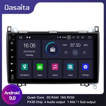 

Autoradio 1 din Android 9.0 Car GPS Navigation for Benz A B Class Sprinter Vito Stereo 2007 2008 2009 2010 2011 9" IPS Screen