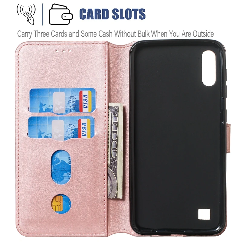 Кожаный бумажник чехол для Etui samsung Galaxy A10 A30 A40 A50 A60 A70 A80 A90 M10 M20 M30 M40 A5 A6 A7 A8 S9 Книга чехол Coque