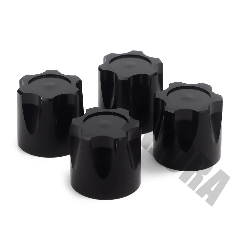 INJORA 4PCS Aluminium RC Car Wheel Rim Center Cap M4 Nut for 1/10 RC Crawler Traxxas TRX4 Axial SCX10 90046 D90 Tamiya MST - Image 2