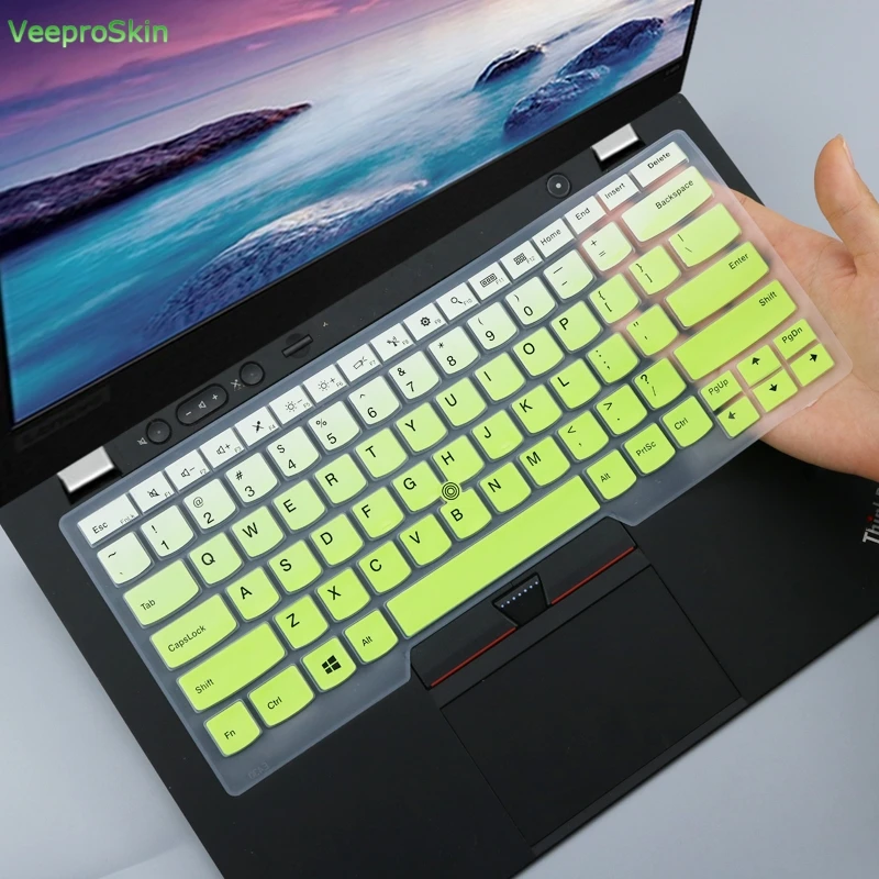 Защитная крышка клавиатуры из силикона для ноутбука Lenovo Thinkpad E14 2020 E 14|Чехлы
