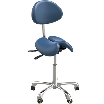 

Saddle shape safe and comfortable ergonomic bar stool multi-angle adjustment backrest two-valve cushion chair rotating explosion