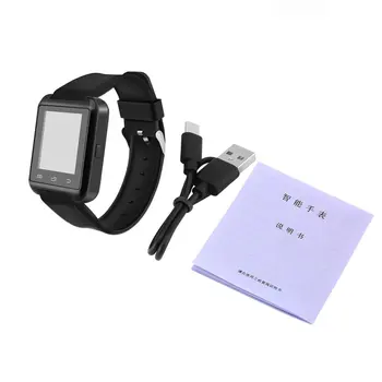 

Personal Care Portable Multifunctional Bluetooth V3.0 + EDR Smart Wrist Watch Phone Camera Card Mate Universal For Smart Phone