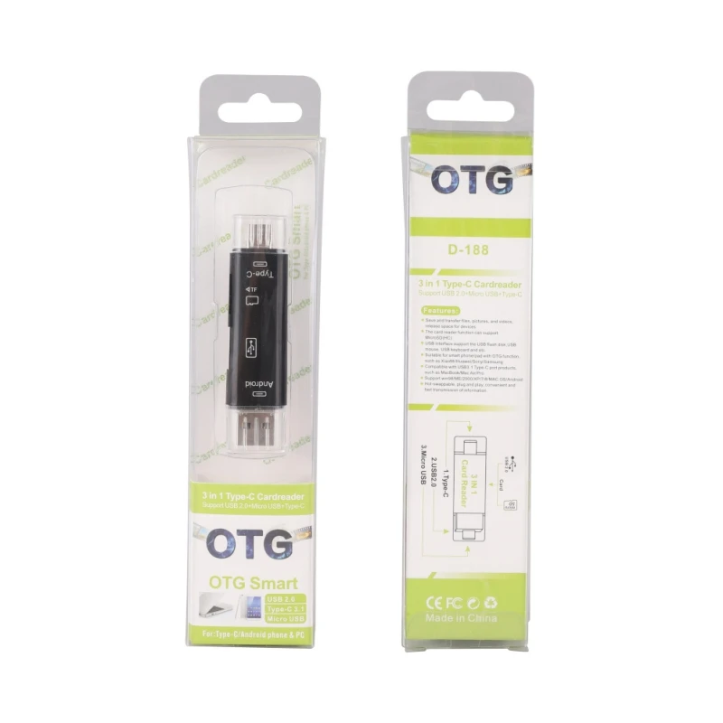 Все в 1 Usb 3,1 кард-ридер высокоскоростной SD TF Micro SD кард-ридер Тип C USB C Micro USB память OTG кард-ридер
