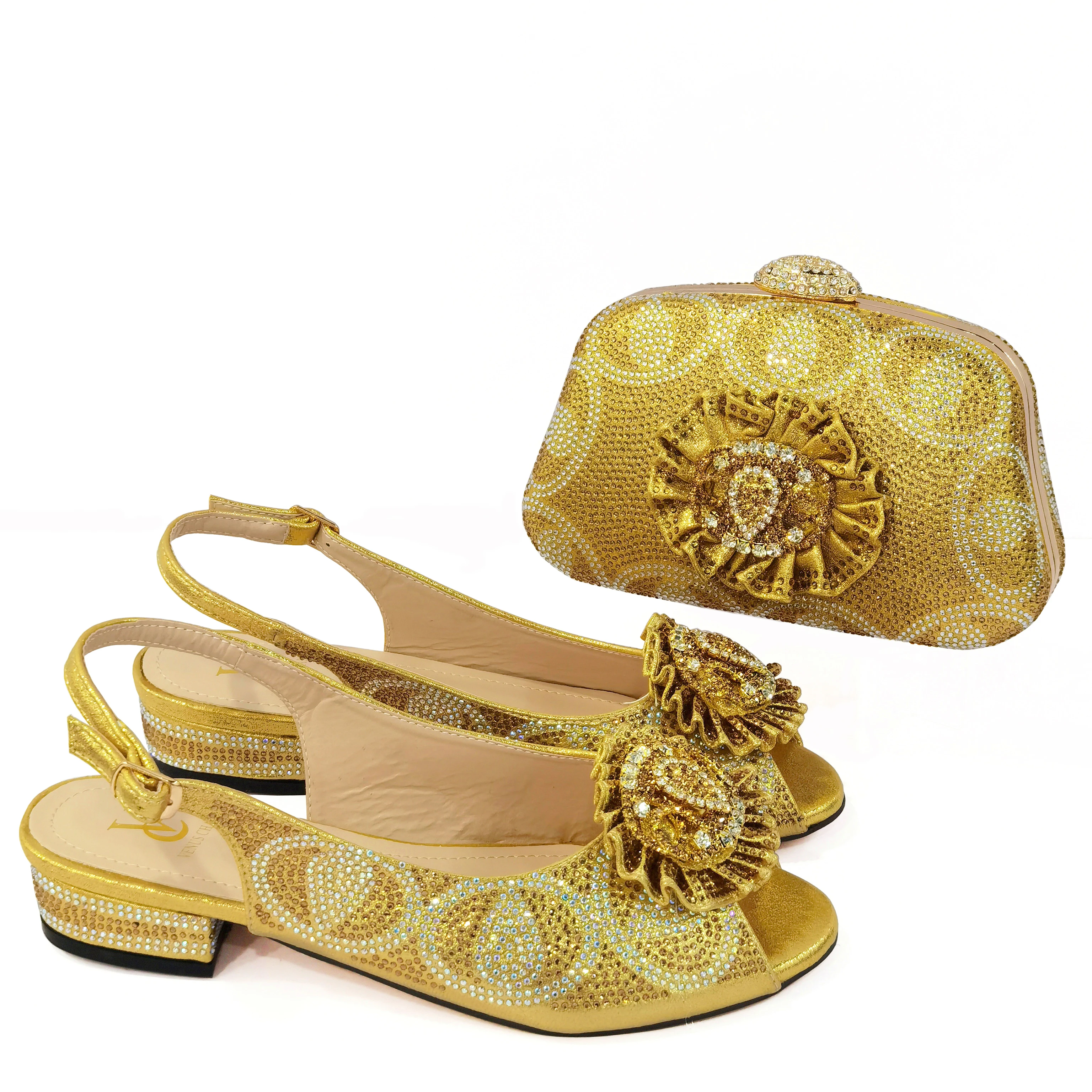 Lower Heels African Ladies Sandals 