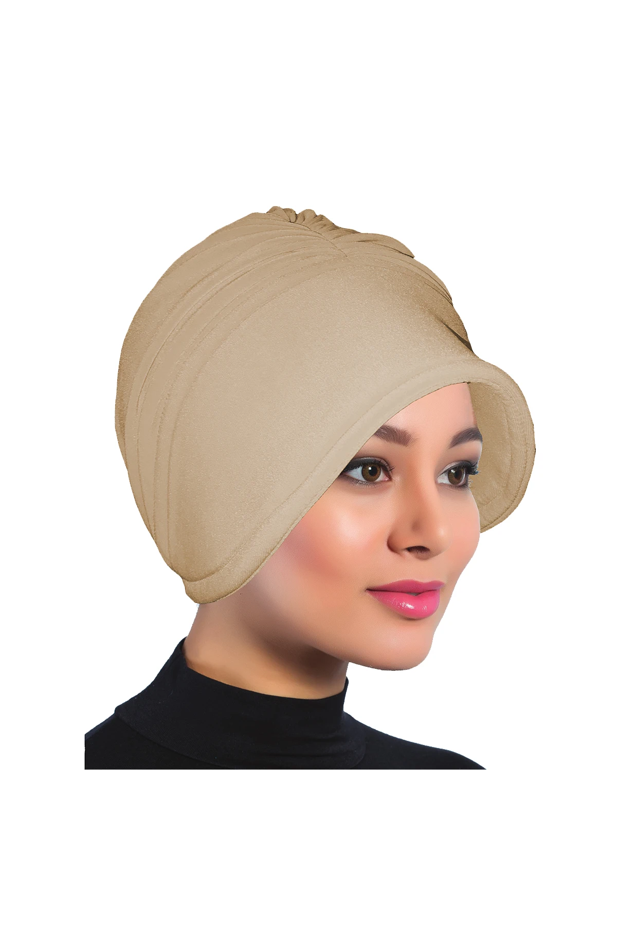 2022 New Fashion Hat Ready Made Turban Hijab Bonnet Scarf Cancer Cap Special Women Product Beret Bandana Shawl Muslim Chemo All Season Rib Bead Pool