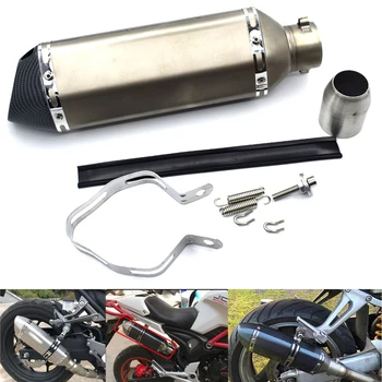

Universal 51mm Motorcycle parts Exhaust Stainless Steel Motorbike Exhaust Pipe For Yamaha SUPERTENERE XT1200ZE FJR 1300 XJR 1300