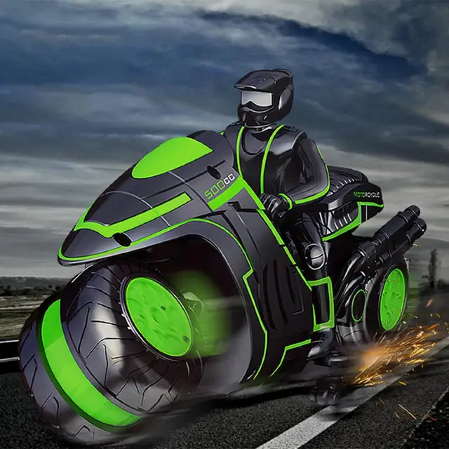 Motorcycles Toys Plastic for Kids Stylish Realistic Drift Stunt Motorcycle for Kids 2