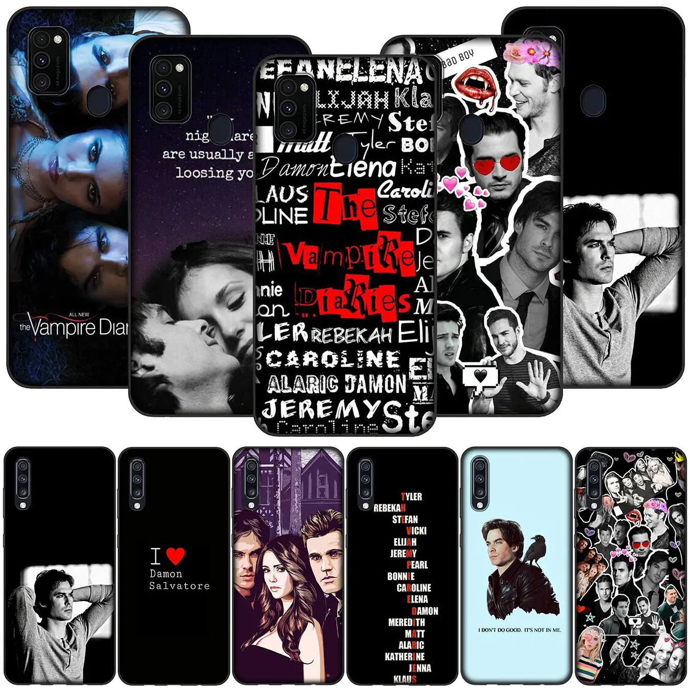 Ian Somerhalder Vampire Diaries Soft Phone Case for Samsung Galaxy A91 A81 A71 A51 A41 A21 A11 A01 M40 M30 M20 M10 Cover |