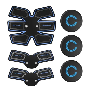 

1 Set Fitness Muscle Stimulator Arm Sticker Body Shaping Rechargeable Strengthen Unisex Exercise Abdominal Euipments