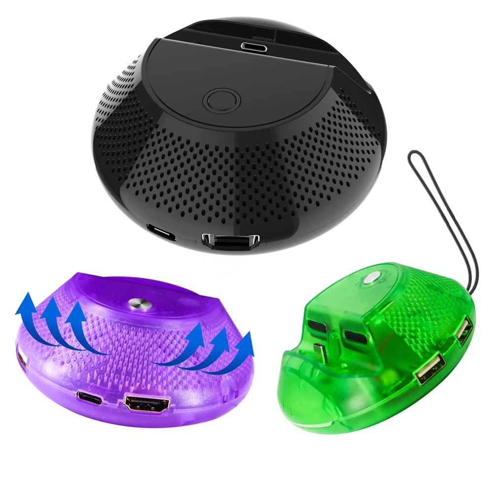 Charger Station For  Switch Cooler Heat Type C Tv Dock Base Converter Holder Usb 3.0 2.0 Hd Output Console