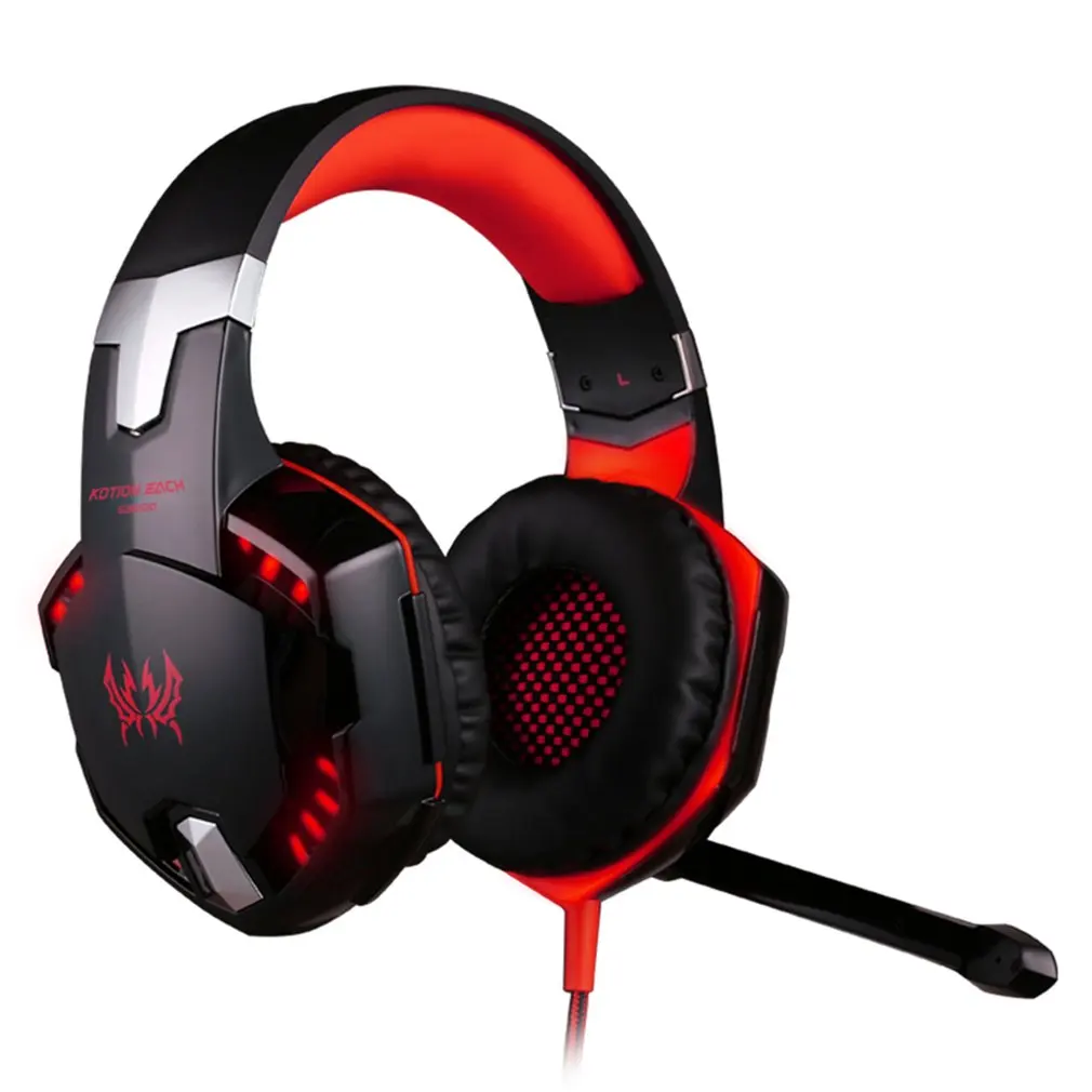 

G2000 Headset Lightweight Ergonomic Design Gaming Headsets Luminous Headphones With Microphone Mic For PC Laptop Computer