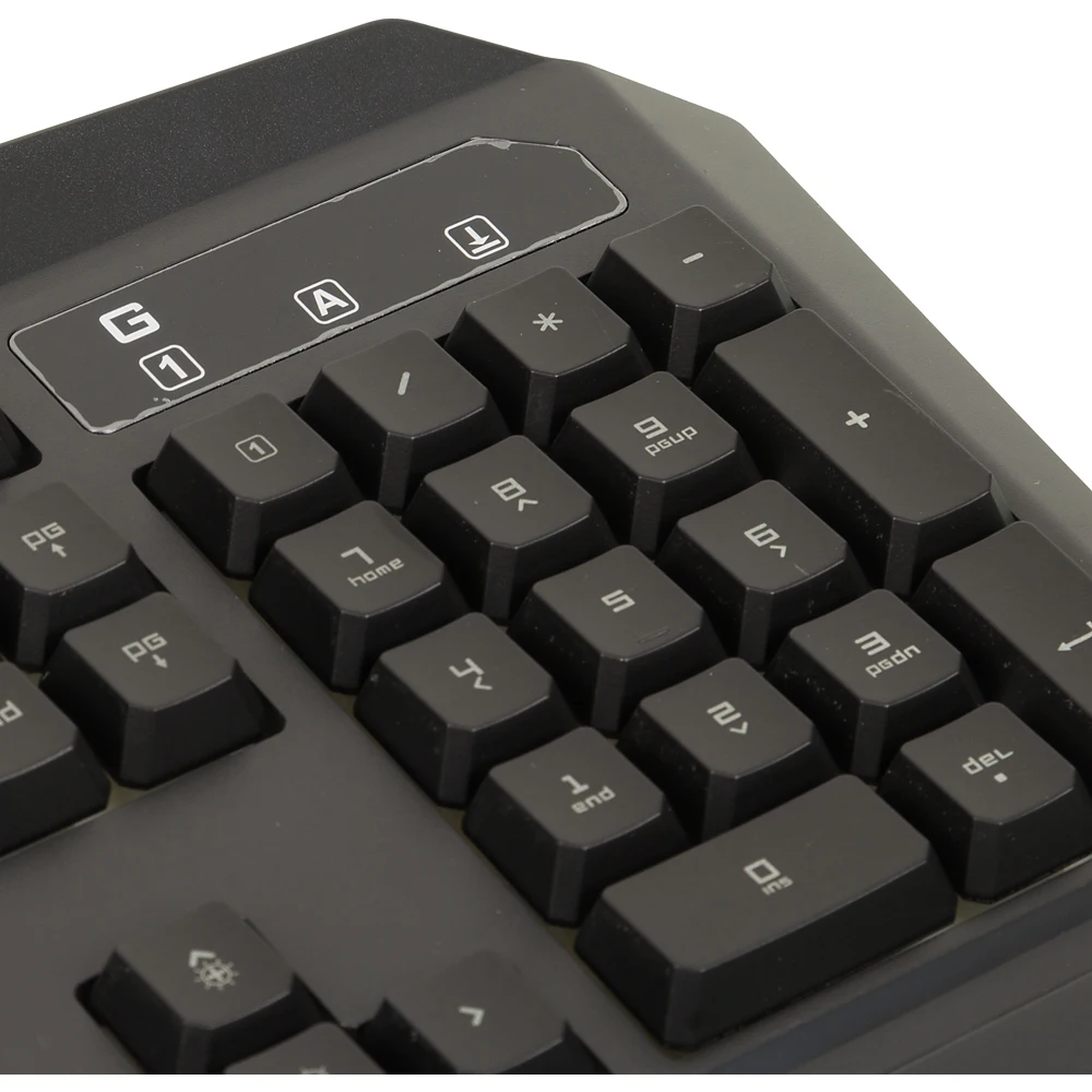 Клавиатура A4 Bloody B318 черный USB Multimedia for gamer LED