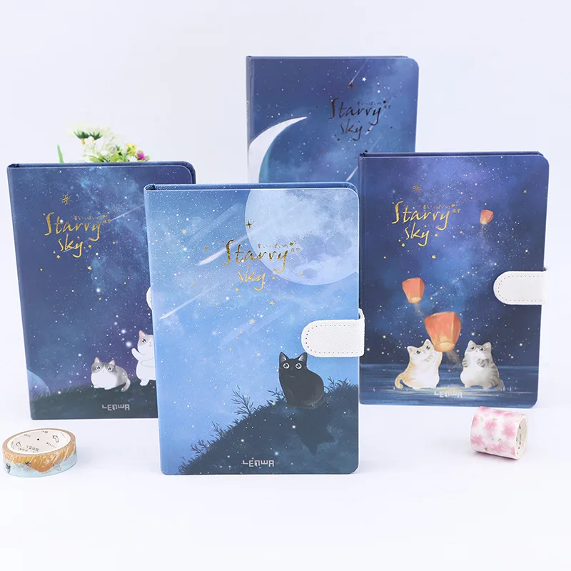 

JUGAL Creative Coloring Page Notebook Night Sky Star Diary A5 Sketchbook Notepad Diary Drawing Office School Supplies Gift 2020