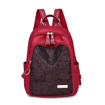 

Women Backpack Hand Double Waterproof Backpack Bags For Women Travel Backpacks Teenagers Girls Large Capacity Feather
