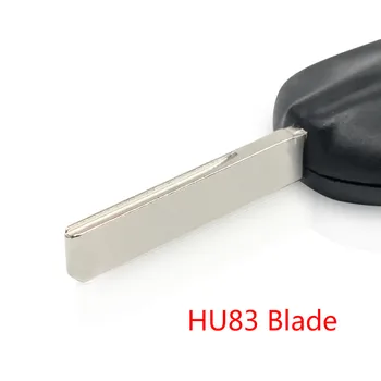 KEYYOU Chiave Transponder Auto Borsette Con HU83 Lama Caso Chiave In Bianco Per Citroen Per Peugeot 508 - KEYYOU Chiave Transponder Auto Borsette Con HU83 Lama Caso Chiave In Bianco Per Citroen Per