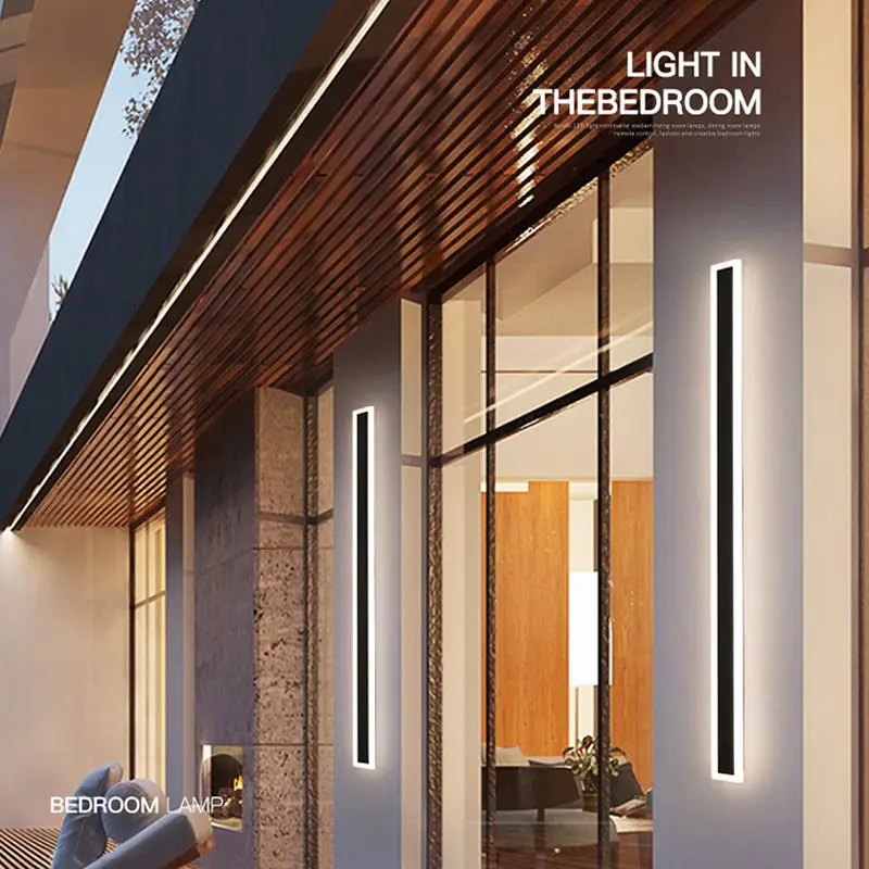 Modern Surface Mounted Acrylic LED Wall Lights For Bedside Porch Bathroom Mirror Indoor&Outdoor Home Lighting Lamps Fixture