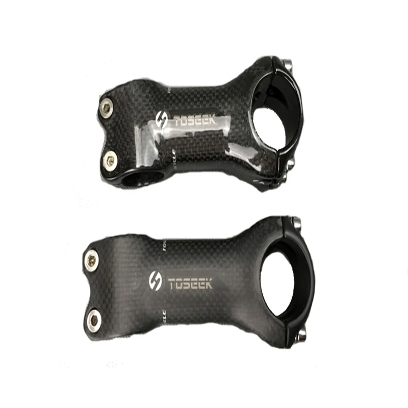 

3K Full Carbon Fiber Matte Black Bicycle Stem For MTB/ Road Bike Parts 31.8*60mm/70mm/80mm/90mm/100mm/110mm/120mm/130mm Angle 7
