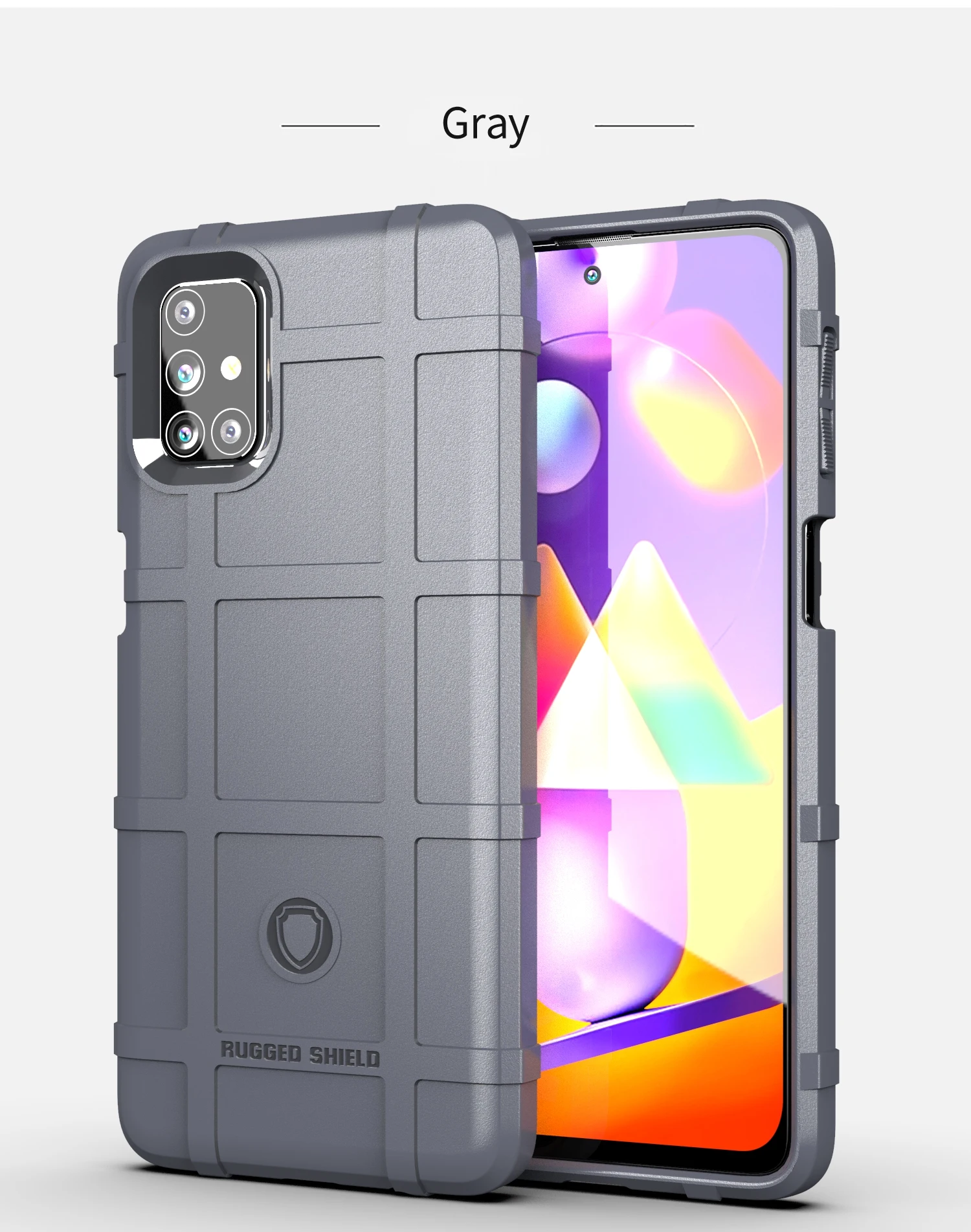 New Product Protector For Samsung Galaxy M31S 6.5inch Silicone Heavy Duty Protection Full cover Case For Galaxy M31S Shell