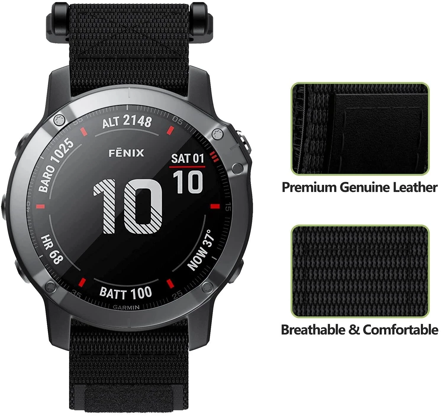 New 26m 22mm Ultrafit Nylon Loop Strap 