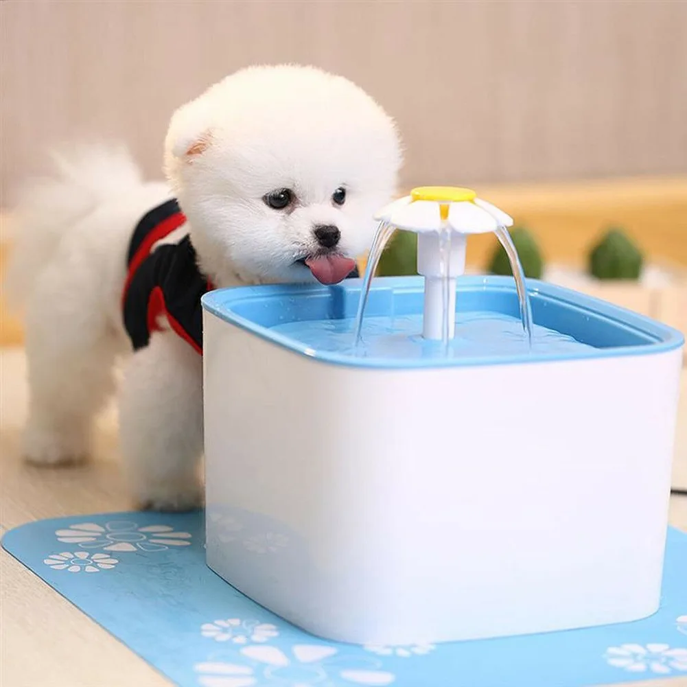 Automatic Pet Cat Water Fountain LED Electric Dog Cat Pet Mute Drinker Feeder Bowl 2.5L Pet Drinking Fountain Water Dispenser
