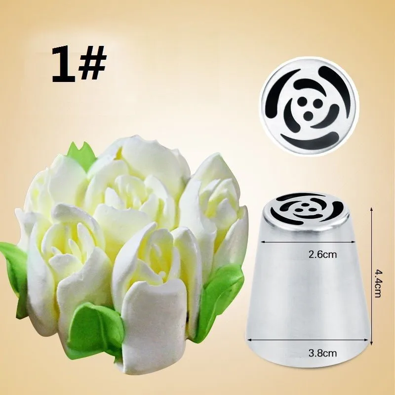 

Hot Sale 7pcs/set Cake Icing Pipe Decoration Nozzle High Quality Stainless Steel DIY Cake Tools Flower Cake Decoration Tools