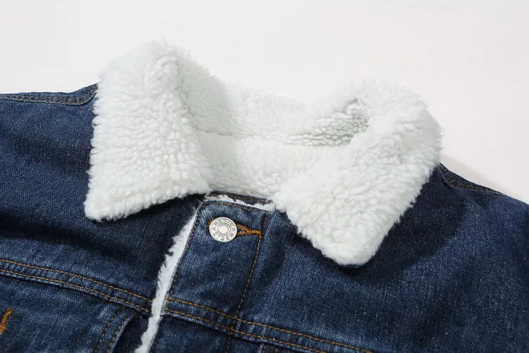 Зимняя мужская джинсовая куртка, Мужская Повседневная приталенная джинсовая куртка, пальто, верхняя одежда, флисовая Мужская шерстяная подкладка, теплые джинсы, Ковбойское мужское пальто, GCM004