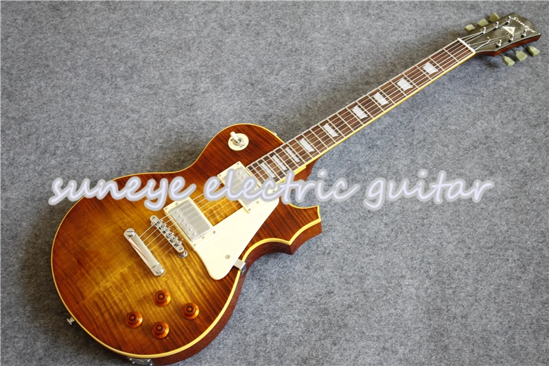 

Hot Sale China OEM Chrome Hardware Suneye Standard Electric Guitar Custom Rosewood Fretboard DIY Guitarra Electrica In Stock