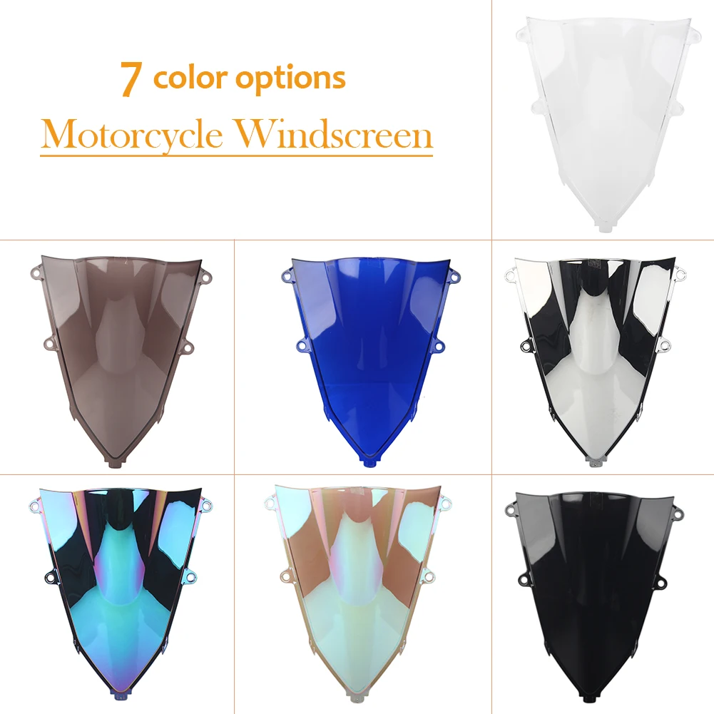 

CBR650R 2019 Windshield Windscreen For Honda CBR 650R CBR 650 R 2019-2020 ABS Plastic Motorcycle Accessories Double Bouble