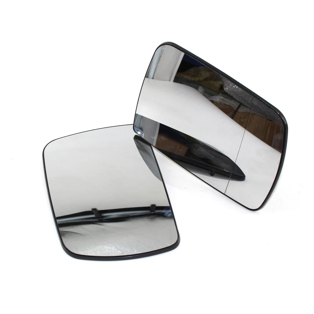 

For BMW X5 E53 1999-2006 White & Blue Rearview Lens Glass with heating function