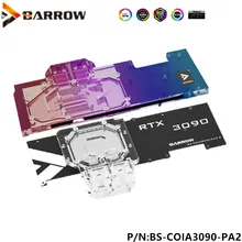 

Barrow GPU Water Block For Colorful iGame RTX 3090 Advanced OC,3080 Advanced/Ultra OC 10G Graphics Card Cooler,BS-COIA3090-PA2