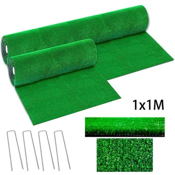 

Landscape Artificial Lawn Garden Carpet PP 1*1M / 1*2M 1 pcs DIY School