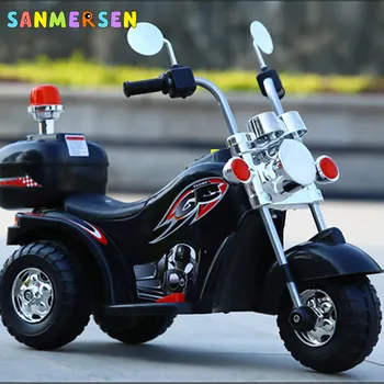 

NEW Cool Children Electric Motorcycle Tricycle Off-road Charging Motorcar Baby Three Wheels Ride On Cars For Kids Gifts For Boys