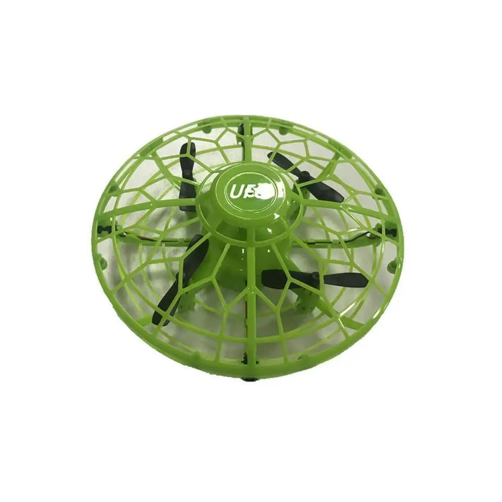 Высокое качество Летающий вертолет мини-Дрон RC UFO Дрон инфракрасная Индукционная авиация обновление горячие игрушки Индукционная четырехосная тарелка