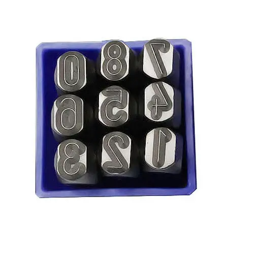

Germany Import with Numbers Roman gang hao ma gang zi tou Lettered Chisel Steel Letter Rushed Stamp 1-20 Mm